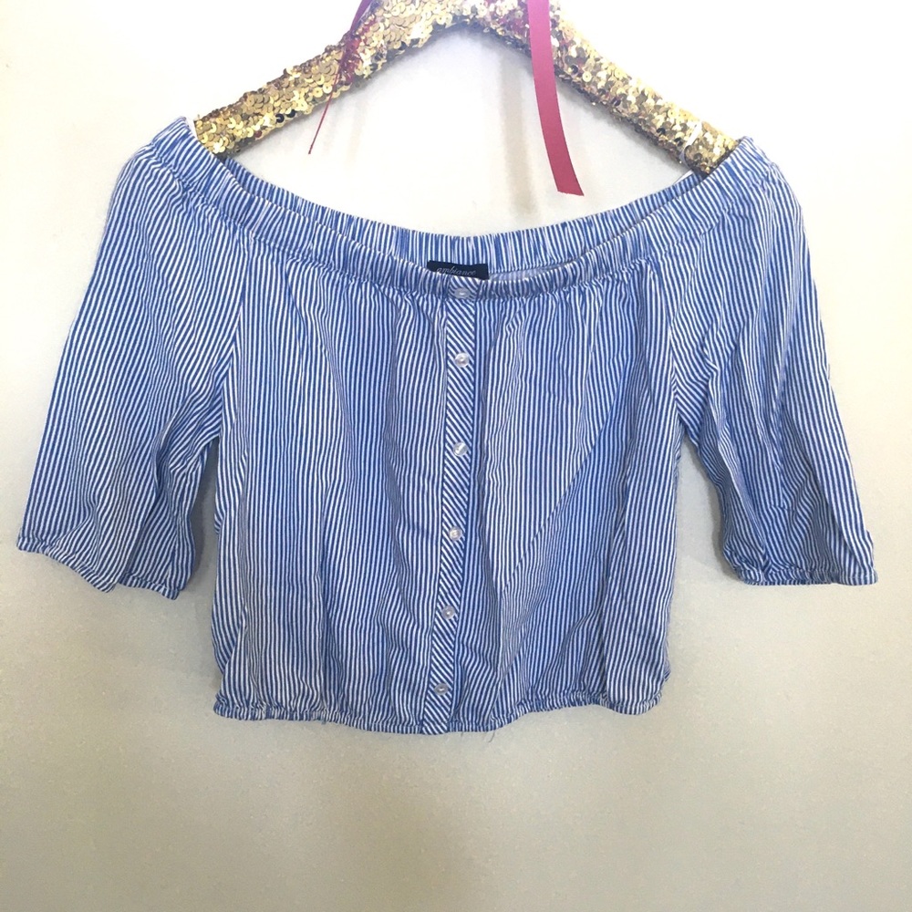 Off the shoulder crop top